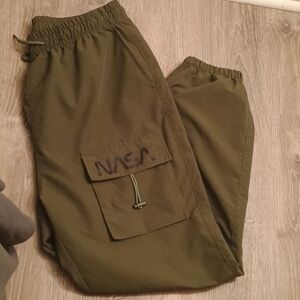 "NASA" lightweight breathable scrub Joggers Mens size XL